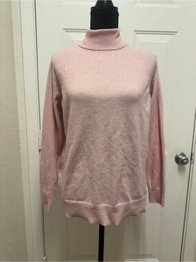 Primark Pale Pink Mock Neck Turtleneck Sweater